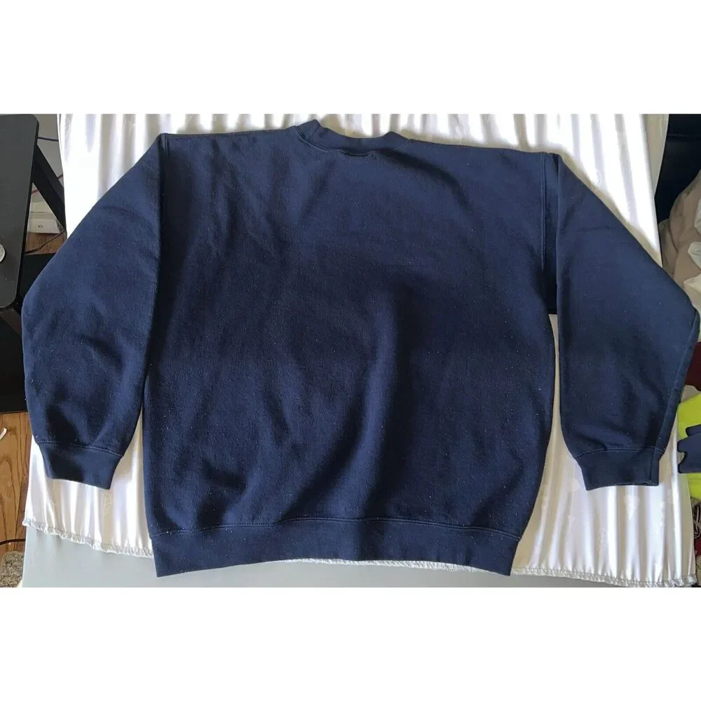 Vintage Up North Mackinac Bridge Michigan Sweatshirt Gilden Heavy Blend Adult L - Picture 2 of 9